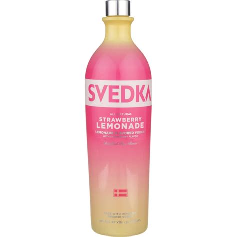 Svedka Strawberry Lemonade Flavored Vodka 70 1 L Wine Online Delivery