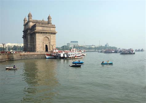 Gateway Van India Bombay Mumbai Stock Afbeelding Afbeelding