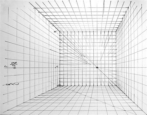 1pt Grid Perspective Drawing Lessons Perspective Art Perspective