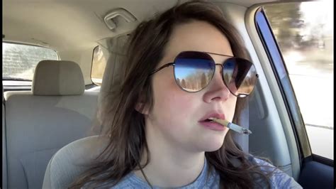 Asmr Smoking While Driving No Talking Lots Of Dangling Cigarette