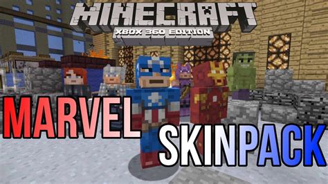 Minecraft Xbox 360 Marvel Skin Pack Screenshots Release Date