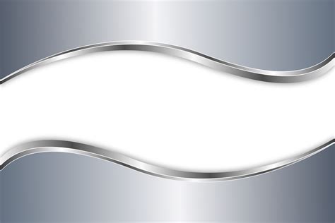 Metallic Silver Border Png Free Logo Image