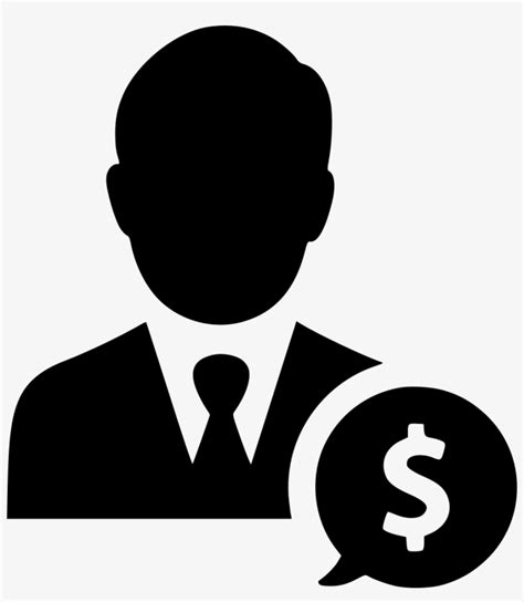 Businessman Earnings Salesman Dollar Income Svg Png Salesman Icon Png