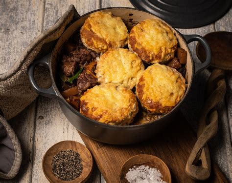 Beef Cobbler With Cheesy Herby Scones Recipe