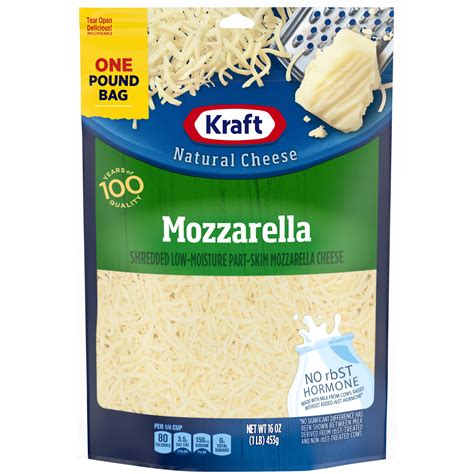 Kraft Mozzarella Shredded Cheese 16 Oz Bag