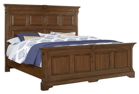 Vaughan Bassett Heritage King Mansion Bed In Amish Cherry By Dining Rooms Outlet By Dining Rooms