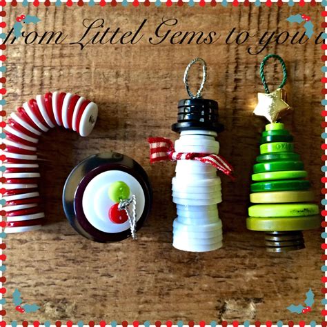 Button Decorations Cute As A Button Christmas Decorations These Will