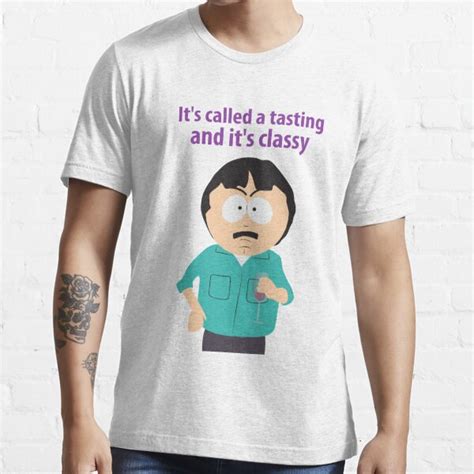 South Park Randy Marsh Tasting Wine T Shirt By Fanatoonic Redbubble