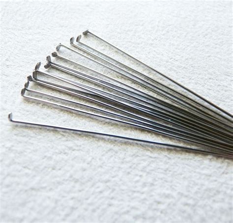 Stainless Steel Flat Head Pins 30mm Silver Tone Head Pins Etsy Head