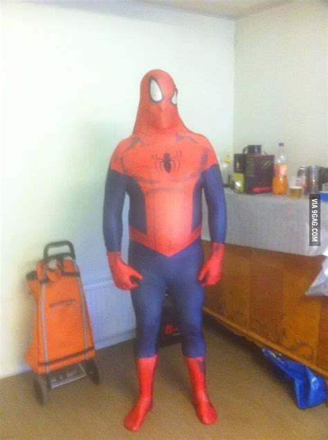 So My Cousin Bought A One Size Fits All Spider Man Costume 9gag