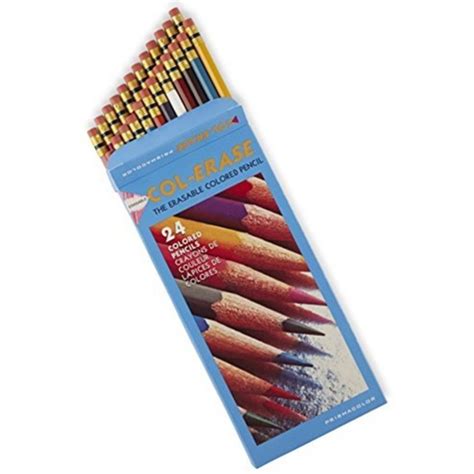 Apply your design ideas on this mockup of a pencil with eraser. Sanford Prismacolor Col-Erase Colored Woodcase Pencils w ...