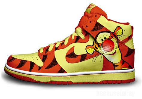 Tigger Nike Dunks By Becauseimjay On Deviantart