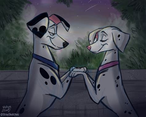 102 Dalmatians Dip And Dot Date By Stray Sketches On Deviantart