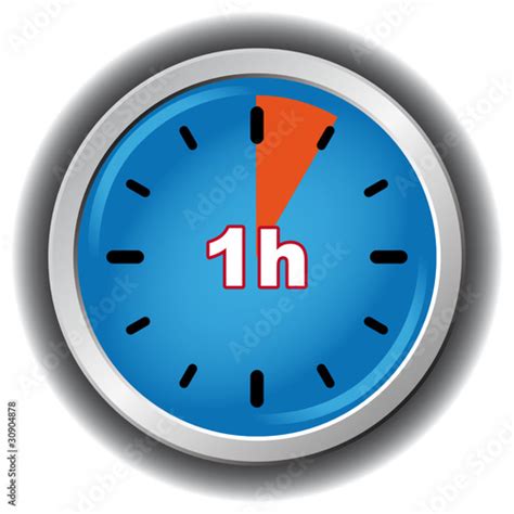 1 Hour Icon Stock Image And Royalty Free Vector Files On