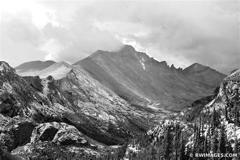 Framed Photo Print Of View From Glacier Gorge Trail Rocky Mountain