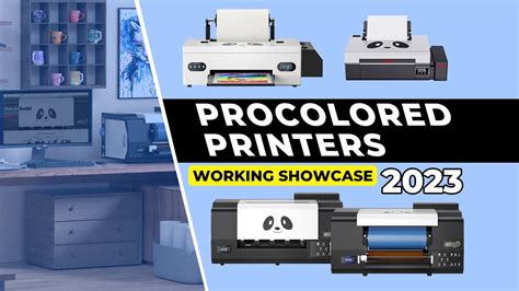 Procolored Hot Selling Machines Working Demonstrate Dtf Printer Uv