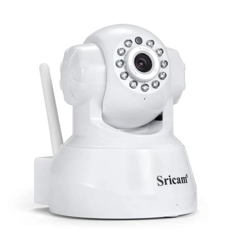 White Sricam Hd 720p Indoor Wifi Ip Camera Support Onvif Pantilt 128g
