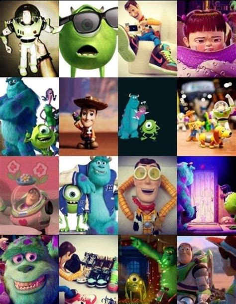 Toy Story And Monster Inc