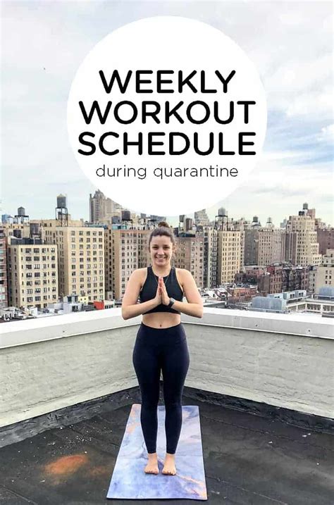 Plan a smarter weekly workout routine to give your results a major boost. Weekly Workout Schedule Idea {During Quarantine!} - Simply ...