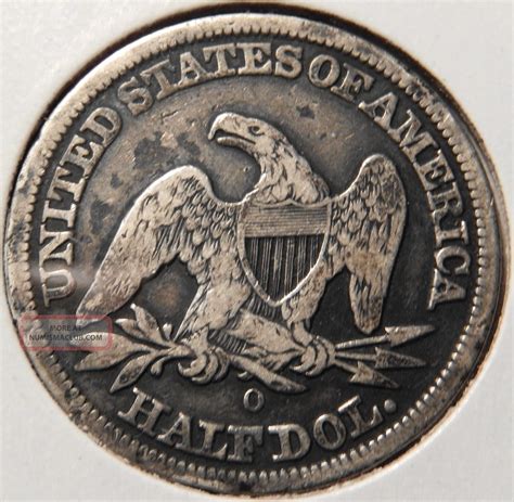 1855 O Liberty Seated Half Dollar Fine