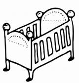 Cot Clipart Clip Crib Genius Educational Worksheet Clipground Library sketch template