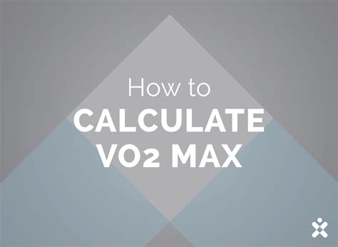 How To Calculate Your Vo Max The Tech Edvocate