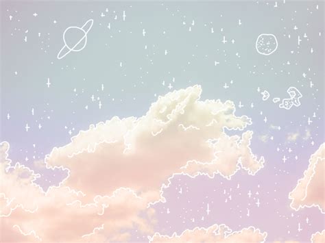 Pastel Space Aesthetic Computer Wallpapers Top Free Pastel Space