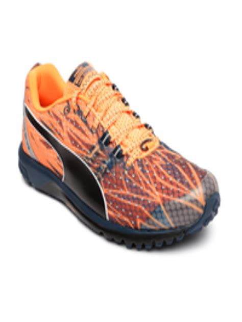 Buy Puma Men Orange And Blue Printed Training Shoes Sports Shoes For