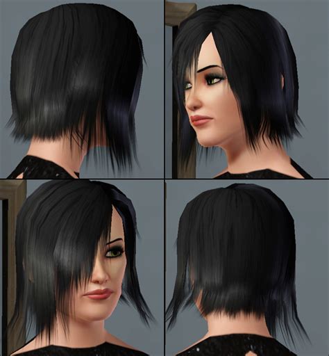 Sims 4 Emo Female Hair