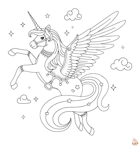 Pegasus Ausmalbilder Zum Ausdrucken Kostenlos