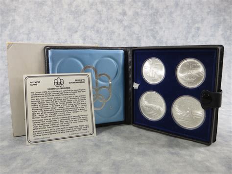 Value Of Canada 1976 Montreal Olympics Xxi Olympiad 4 Coin Uncirculated