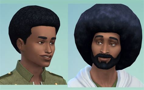 Afros For Males By Sydria At Mod The Sims Sims 4 Updates