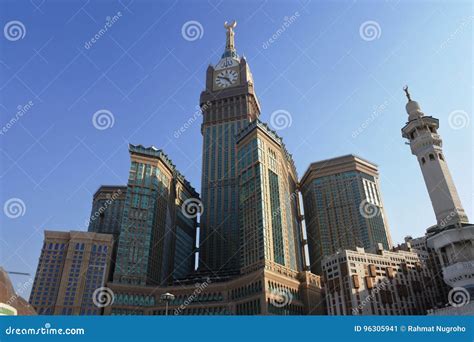 Mecca Royal Hotel Clock Tower Editorial Photo Image Of Blue Holiest