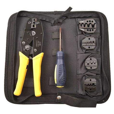 Hand Crimping Tool Kit For Professional Ratchet Crimping Tool For