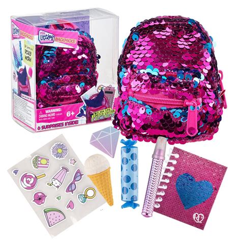 Real Littles Collectible Micro Backpack With 6 Stationery Surprises