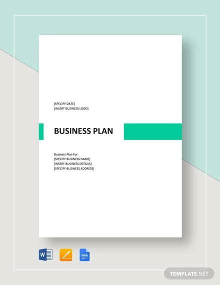 FREE Sample Business Plan Templates In MS Word PDF Pages Google Docs