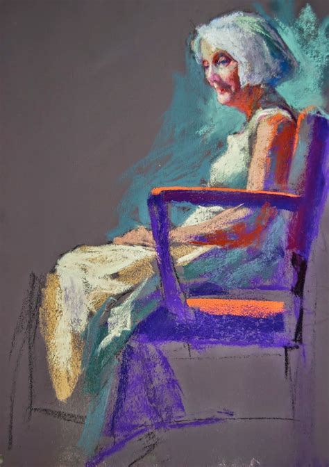 Margaret Dyer Impressionist Figurative Painter Oil Pastel Art Art