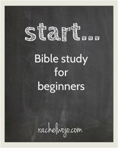 Bible Study For Beginners Study Tips The Reader And On