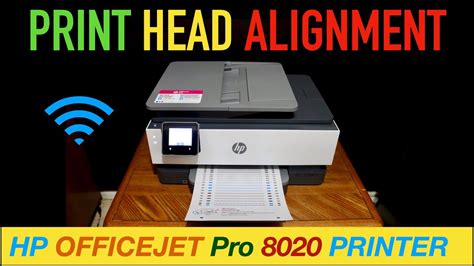 Hp Officejet Pro 8020 Series Printer Print Head Alignment Youtube