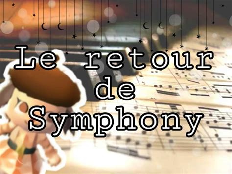 Le Retour De Symphony 🎀acnl En Tout Genre🎀 Amino