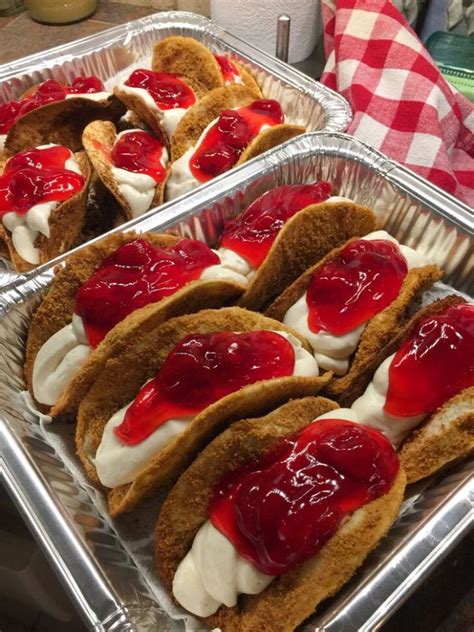 Mini Strawberry Cheesecake Tacos Recipe Recipes Need