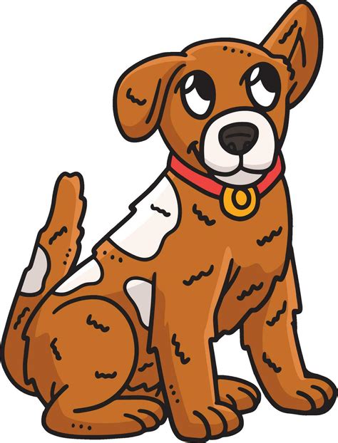 Dog Animal Cartoon Colored Clipart Illustration 25376493 Vector Art At