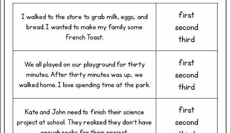 point of view 3rd grade worksheets