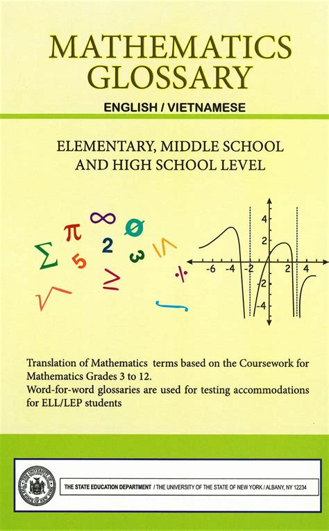 Mathematics Glossary English Vietnamese Educavision Inc