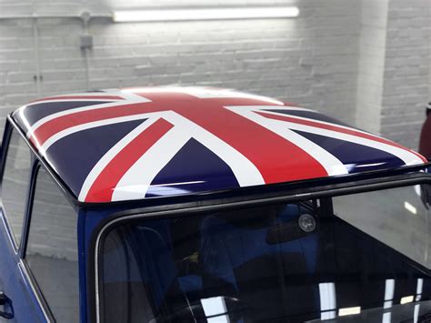 Classic Mini Union Jack Roof Wrap Personal Wrapping Project