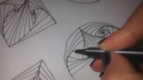 How To Draw Paradox Tangle Pattern Youtube