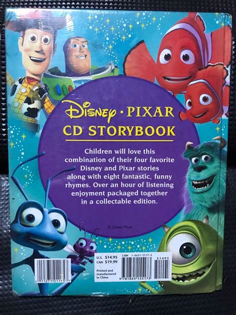Disney Pixar Cd Storybook Toystory Nemo A Bug S Life