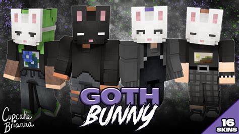 Goth Bunny Hd Skin Pack By Cupcakebrianna Minecraft Skin Pack
