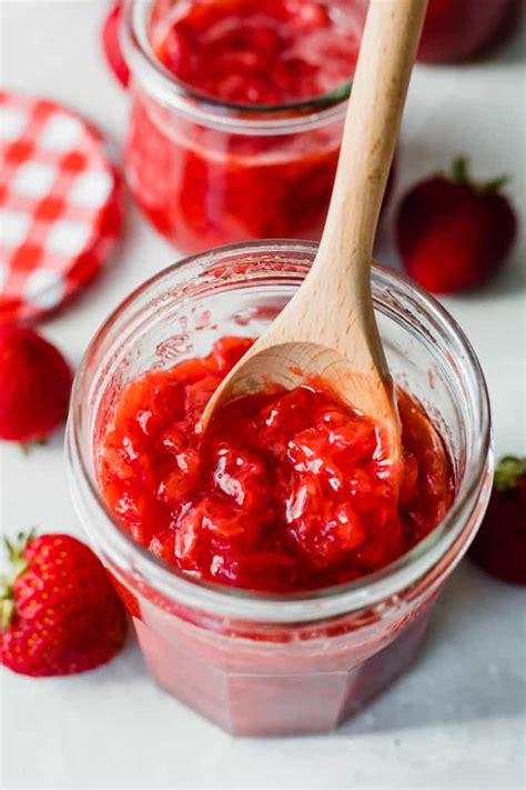 Simple Homemade Strawberry Jam Recipe Instant Pot Strawberry Jam