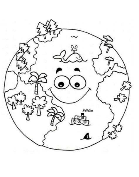 Planeta Tierra Space Coloring Pages Earth Coloring